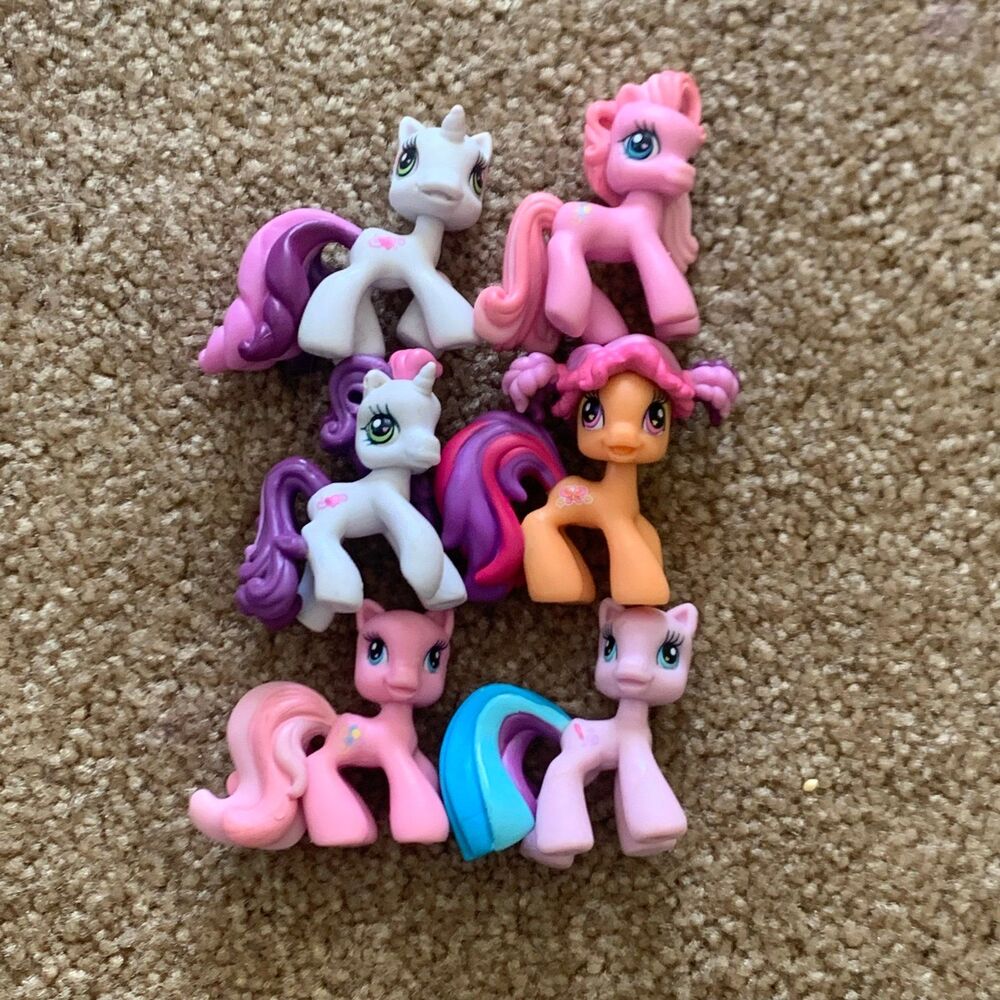 My Little Pony lot of 6 mini figures g3 pinkie pie sweetie belle scootaloo